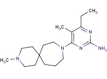 4-ethyl-5-methyl-6-(3-methyl-3,9-diazaspiro[5.6]dodec-9-yl)pyrimidin-2-amine