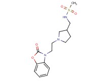 N-({1-[2-(2-oxo-1,3-benzoxazol-3(2H)-yl)ethyl]pyrrolidin-3-yl}methyl)methanesulfonamide