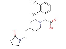 (2,3-dimethylphenyl){4-[2-(2-oxopyrrolidin-1-yl)ethyl]piperidin-1-yl}acetic acid