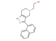 2-[3-(1-naphthyl)-1,4,6,7-tetrahydro-5H-pyrazolo[4,3-c]pyridin-5-yl]ethanol