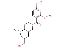 3-[(3R*,4S*)-1-[(2,6-dimethoxypyridin-3-yl)carbonyl]-4-(dimethylamino)piperidin-3-yl]propan-1-ol