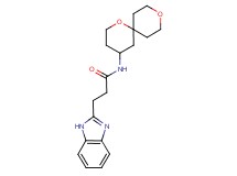 3-(1H-benzimidazol-2-yl)-N-1,9-dioxaspiro[5.5]undec-4-ylpropanamide