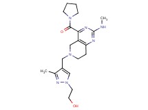 2-(3-methyl-4-{[2-(methylamino)-4-(pyrrolidin-1-ylcarbonyl)-7,8-dihydropyrido[4,3-d]pyrimidin-6(5H)-yl]methyl}-1H-pyrazol-1-yl)ethanol