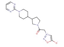 3-(2-oxo-2-{3-[1-(2-pyrimidinyl)-4-piperidinyl]-1-pyrrolidinyl}ethyl)-1,2,3-oxadiazol-3-ium-5-olate