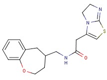2-(5,6-dihydroimidazo[2,1-b][1,3]thiazol-3-yl)-N-(2,3,4,5-tetrahydro-1-benzoxepin-4-ylmethyl)acetamide