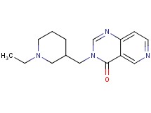 3-[(1-ethylpiperidin-3-yl)methyl]pyrido[4,3-d]pyrimidin-4(3H)-one
