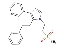 1-[2-(methylsulfonyl)ethyl]-4-phenyl-5-(2-phenylethyl)-1H-imidazole