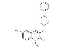1,6-dimethyl-3-{[4-(2-pyridinyl)-1-piperazinyl]methyl}-2(1H)-quinolinone