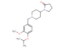 1-[1-(4-isopropoxy-3-methoxybenzyl)piperidin-4-yl]pyrrolidin-2-one