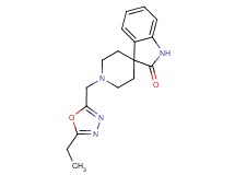 1'-[(5-ethyl-1,3,4-oxadiazol-2-yl)methyl]spiro[indole-3,4'-piperidin]-2(1H)-one
