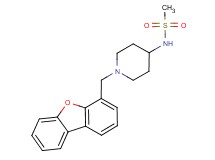 N-[1-(dibenzo[b,d]furan-4-ylmethyl)-4-piperidinyl]methanesulfonamide