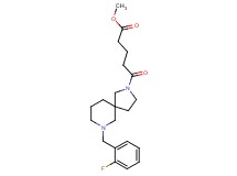 methyl 5-[7-(2-fluorobenzyl)-2,7-diazaspiro[4.5]dec-2-yl]-5-oxopentanoate