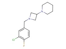 1-[1-(3-chloro-4-fluorobenzyl)azetidin-3-yl]piperidine