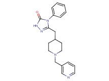 4-phenyl-5-{[1-(pyridin-3-ylmethyl)piperidin-4-yl]methyl}-2,4-dihydro-3H-1,2,4-triazol-3-one