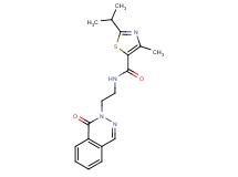 2-isopropyl-4-methyl-N-[2-(1-oxo-2(1H)-phthalazinyl)ethyl]-1,3-thiazole-5-carboxamide