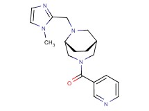 (1R*,5R*)-6-[(1-methyl-1H-imidazol-2-yl)methyl]-3-(3-pyridinylcarbonyl)-3,6-diazabicyclo[3.2.2]nonane