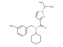 N-cyclohexyl-1-isopropyl-N-(3-methylbenzyl)-1H-pyrazole-3-carboxamide