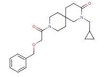 9-[(benzyloxy)acetyl]-2-(cyclopropylmethyl)-2,9-diazaspiro[5.5]undecan-3-one