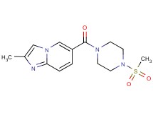 2-methyl-6-{[4-(methylsulfonyl)piperazin-1-yl]carbonyl}imidazo[1,2-a]pyridine