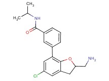 3-[2-(aminomethyl)-5-chloro-2,3-dihydro-1-benzofuran-7-yl]-N-isopropylbenzamide