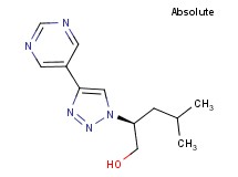 (2S)-4-methyl-2-(4-pyrimidin-5-yl-1H-1,2,3-triazol-1-yl)pentan-1-ol