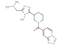 N,N-dimethyl-1-{4-methyl-5-[1-(tetrazolo[1,5-a]pyridin-7-ylcarbonyl)piperidin-3-yl]-4H-1,2,4-triazol-3-yl}methanamine