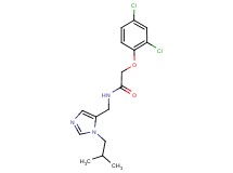 2-(2,4-dichlorophenoxy)-N-[(1-isobutyl-1H-imidazol-5-yl)methyl]acetamide