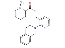 N-{[2-(3,4-dihydro-2(1H)-isoquinolinyl)-3-pyridinyl]methyl}-1-methyl-2-piperidinecarboxamide