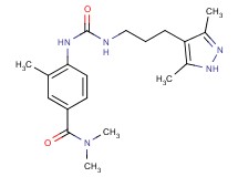 4-[({[3-(3,5-dimethyl-1H-pyrazol-4-yl)propyl]amino}carbonyl)amino]-N,N,3-trimethylbenzamide