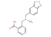 2-{[(2,1,3-benzothiadiazol-5-ylmethyl)(methyl)amino]methyl}benzoic acid