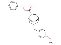 (1S*,5R*)-3-(4-methoxybenzyl)-6-(phenoxyacetyl)-3,6-diazabicyclo[3.2.2]nonane