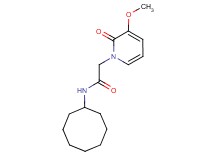 N-cyclooctyl-2-(3-methoxy-2-oxopyridin-1(2H)-yl)acetamide