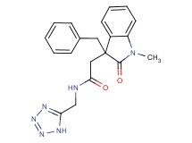 2-(3-benzyl-1-methyl-2-oxo-2,3-dihydro-1H-indol-3-yl)-N-(1H-tetrazol-5-ylmethyl)acetamide