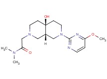 2-[(4aS*,8aS*)-4a-hydroxy-7-(4-methoxypyrimidin-2-yl)octahydro-2,7-naphthyridin-2(1H)-yl]-N,N-dimethylacetamide