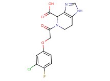 5-[(3-chloro-4-fluorophenoxy)acetyl]-4,5,6,7-tetrahydro-1H-imidazo[4,5-c]pyridine-4-carboxylic acid