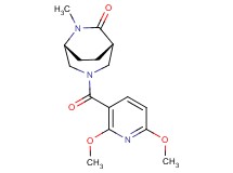 (1S*,5R*)-3-[(2,6-dimethoxy-3-pyridinyl)carbonyl]-6-methyl-3,6-diazabicyclo[3.2.2]nonan-7-one