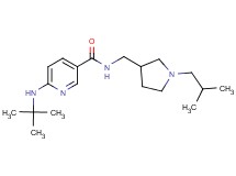 6-(tert-butylamino)-N-[(1-isobutyl-3-pyrrolidinyl)methyl]nicotinamide