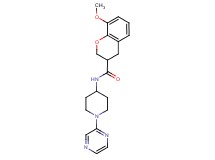 8-methoxy-N-[1-(2-pyrazinyl)-4-piperidinyl]-3-chromanecarboxamide