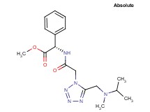 methyl (2S)-{[(5-{[isopropyl(methyl)amino]methyl}-1H-tetrazol-1-yl)acetyl]amino}(phenyl)acetate