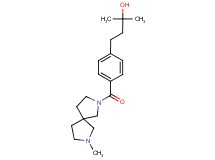 2-methyl-4-{4-[(7-methyl-2,7-diazaspiro[4.4]non-2-yl)carbonyl]phenyl}-2-butanol
