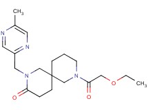 8-(ethoxyacetyl)-2-[(5-methyl-2-pyrazinyl)methyl]-2,8-diazaspiro[5.5]undecan-3-one