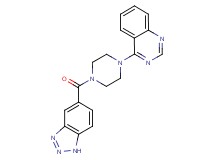 4-[4-(1H-1,2,3-benzotriazol-5-ylcarbonyl)-1-piperazinyl]quinazoline