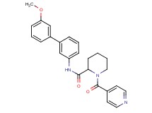 1-isonicotinoyl-N-(3'-methoxy-3-biphenylyl)-2-piperidinecarboxamide