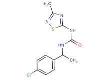 N-[1-(4-chlorophenyl)ethyl]-N'-(3-methyl-1,2,4-thiadiazol-5-yl)urea
