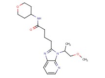 4-[3-(2-methoxy-1-methylethyl)-3H-imidazo[4,5-b]pyridin-2-yl]-N-(tetrahydro-2H-pyran-4-yl)butanamide