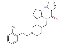 N-cyclopentyl-N-({1-[2-(2-methylphenyl)ethyl]-4-piperidinyl}methyl)-2,5-dihydro-1H-pyrrole-2-carboxamide dihydrochloride