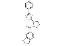 6-{[2-(3-phenyl-1,2,4-oxadiazol-5-yl)-1-pyrrolidinyl]carbonyl}-1H-indole