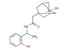 2-(3-hydroxy-1-adamantyl)-N-[1-(2-hydroxyphenyl)ethyl]acetamide