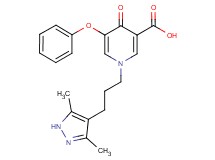 1-[3-(3,5-dimethyl-1H-pyrazol-4-yl)propyl]-4-oxo-5-phenoxy-1,4-dihydropyridine-3-carboxylic acid