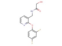 N-{[2-(2,4-difluorophenoxy)pyridin-3-yl]methyl}-2-hydroxyacetamide